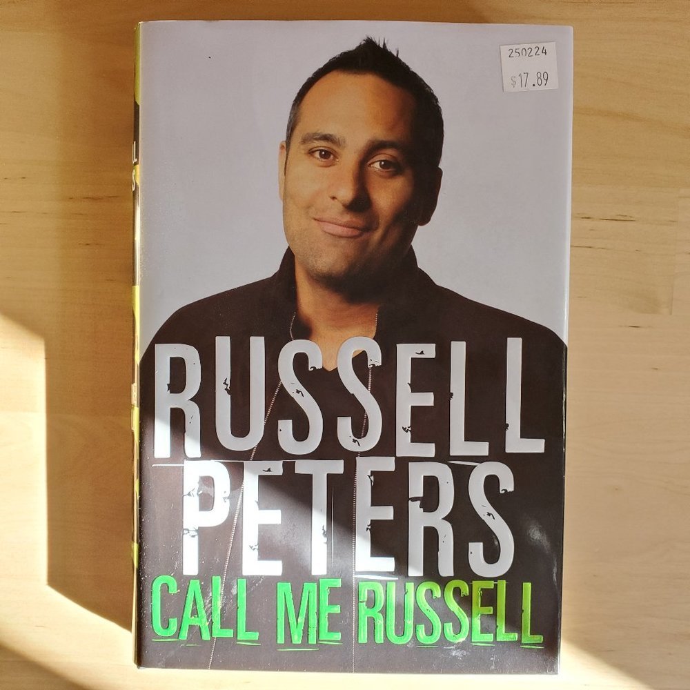 Russell Peters Call Me Russell Book - A Comedian's Memoir